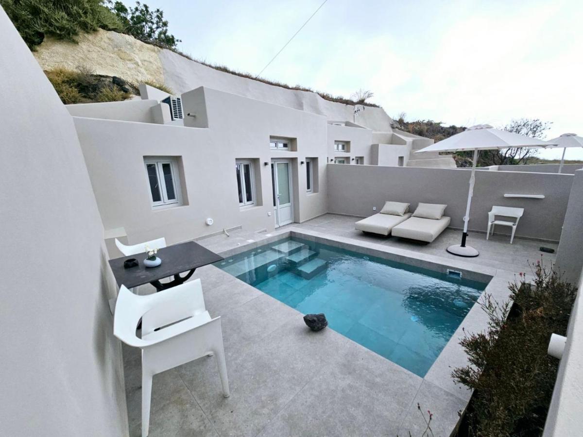Petroma Cave Suites Vourvoulos ภายนอก รูปภาพ